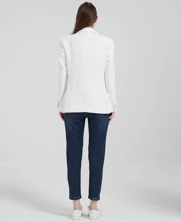 Eleganter Doppel geknoteter Blazer für Damen Mivona