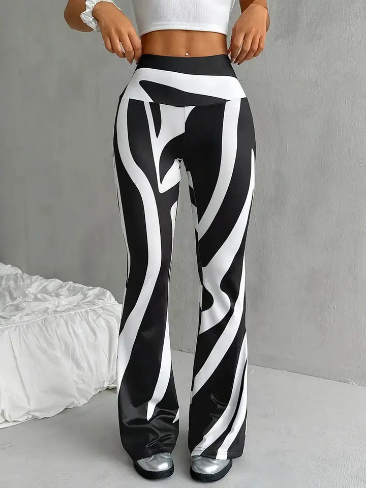 Figurschmeichelnde High-Waist-Stretchhose für Damen Mivona