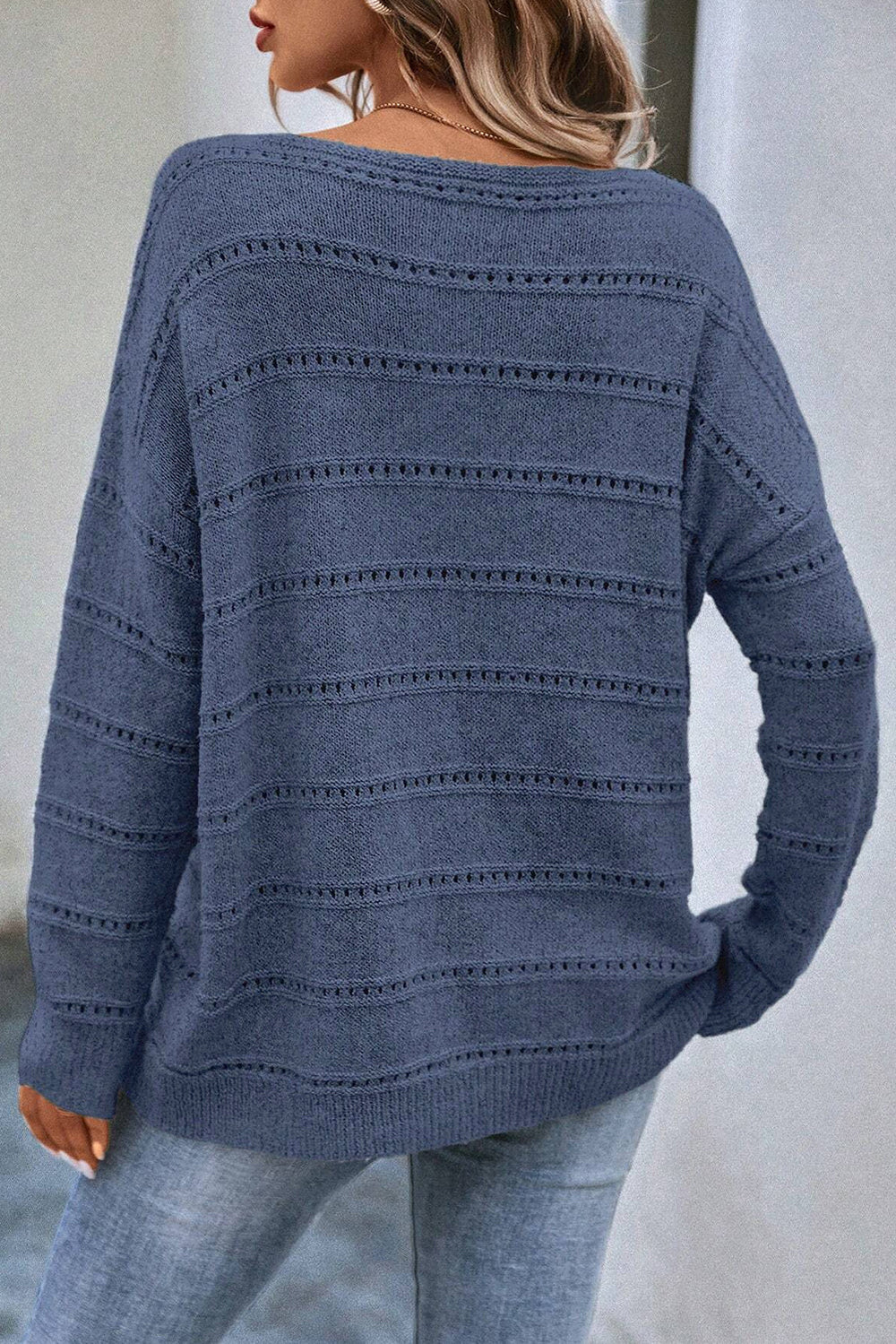 Luxuriöser Strickpullover mit aufwendigen Details Für Frauen Mivona