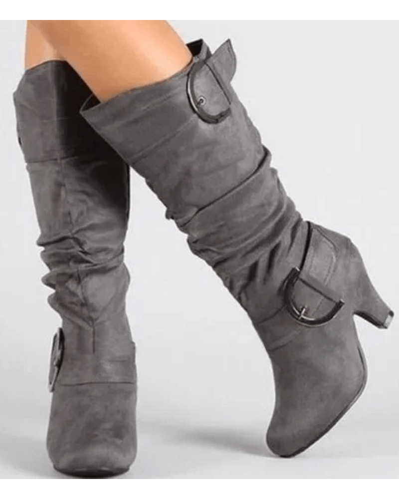 Weiche hohe Stiefel für Frauen Mivona