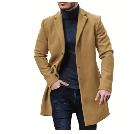 Langer Trenchcoat für Herren Mivona