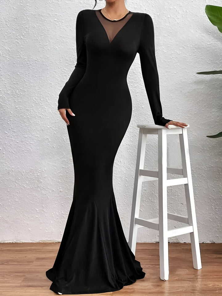 Maxikleid mit langen Ärmeln Für Frauen Mivona