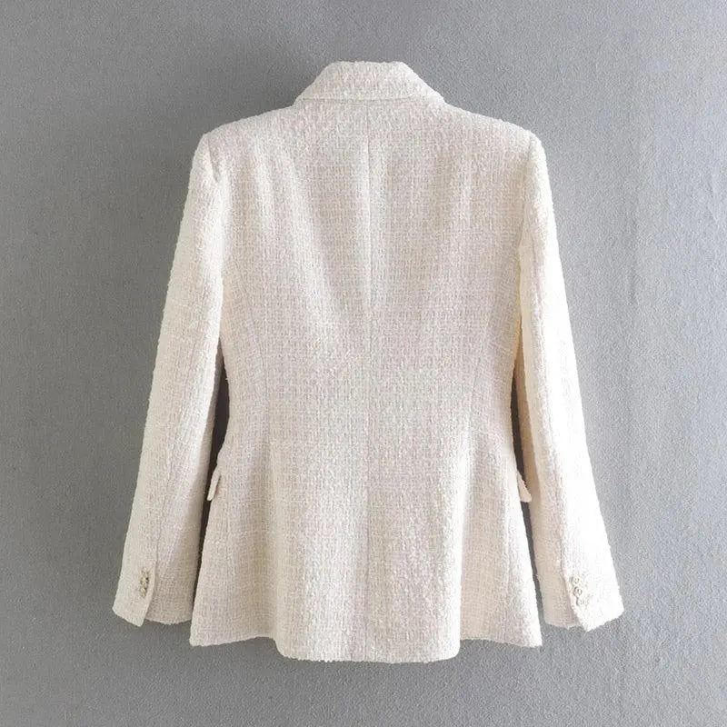 Eleganter Doppel geknoteter Blazer für Damen Mivona