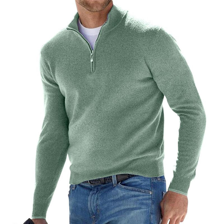 Pullover Mit Halbem Reißverschluss Für Herren | Warm Mivona