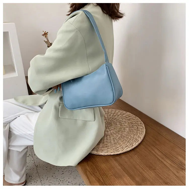 Lässige Mini Handtasche aus Kunstleder Für Damen Mivona