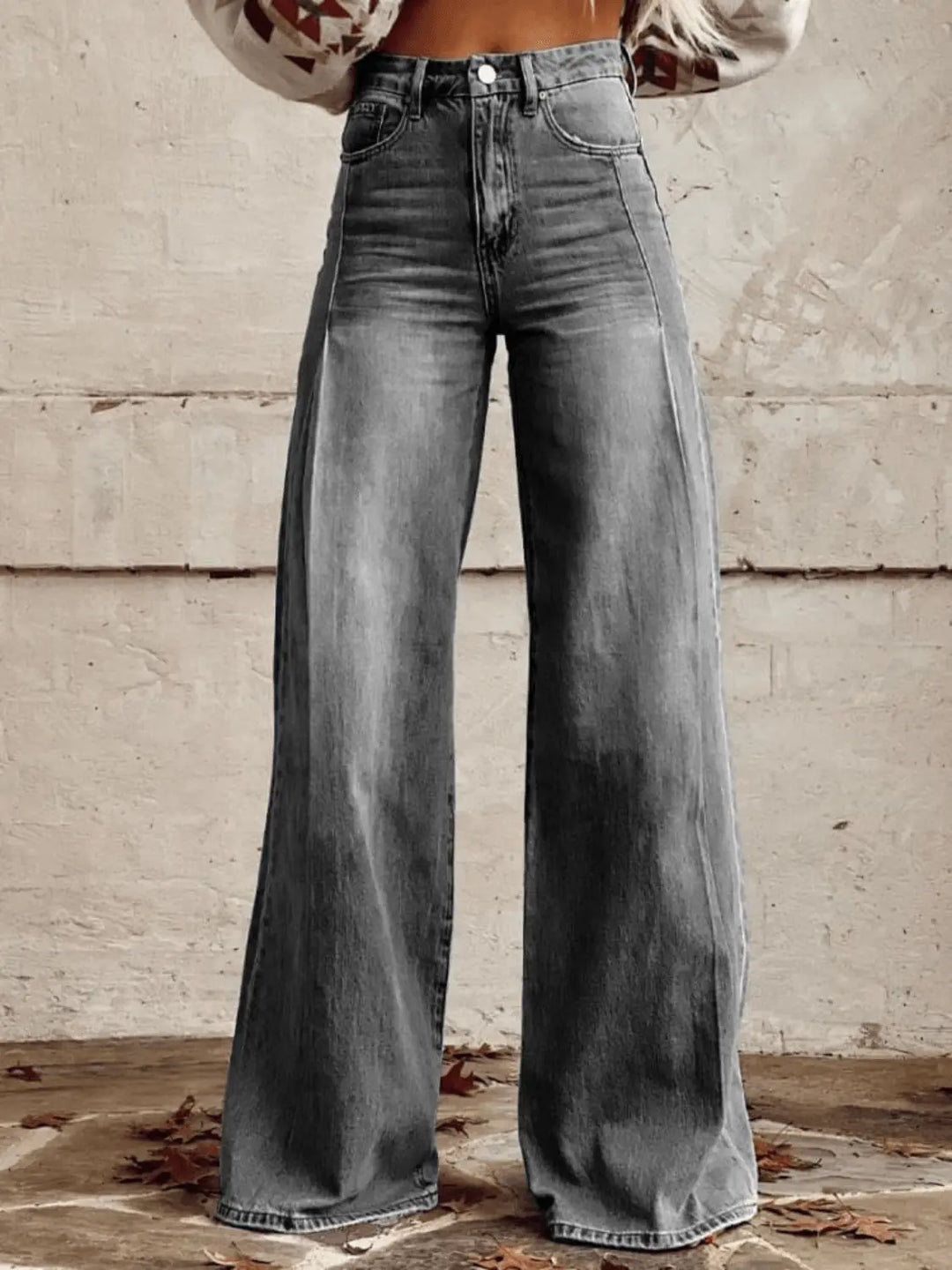 Klassische Weitbein Hose mit zeitlosem Stil für Damen Mivona