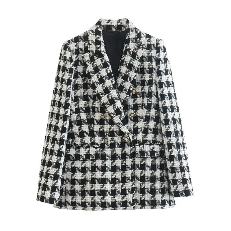 Eleganter Doppel geknoteter Blazer für Damen Mivona