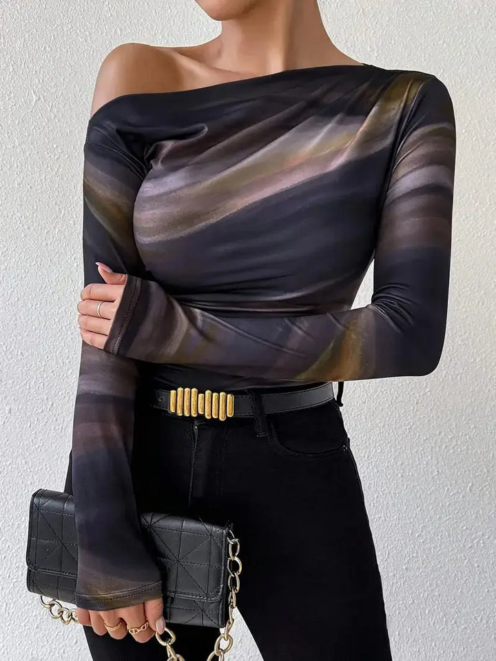 Off-Shoulder-Top mit Schmeichelhafter Passform für Damen Mivona