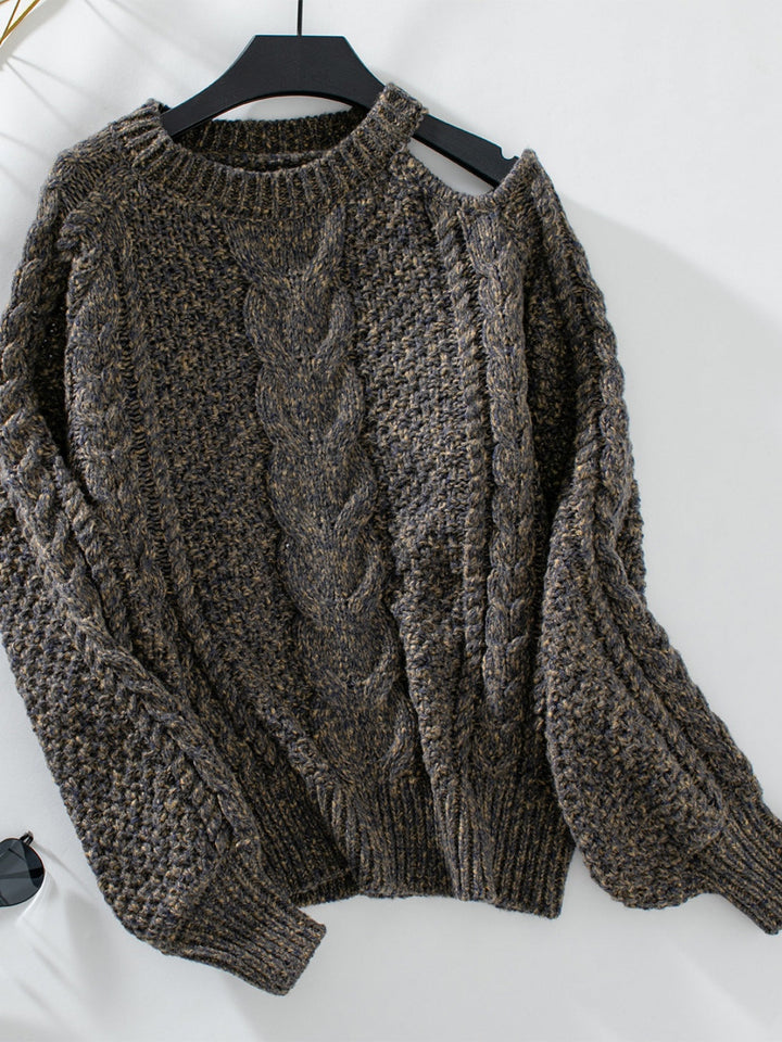 Schicker Strickpullover Mit Off-Shoulder-Design Für Frauen Mivona