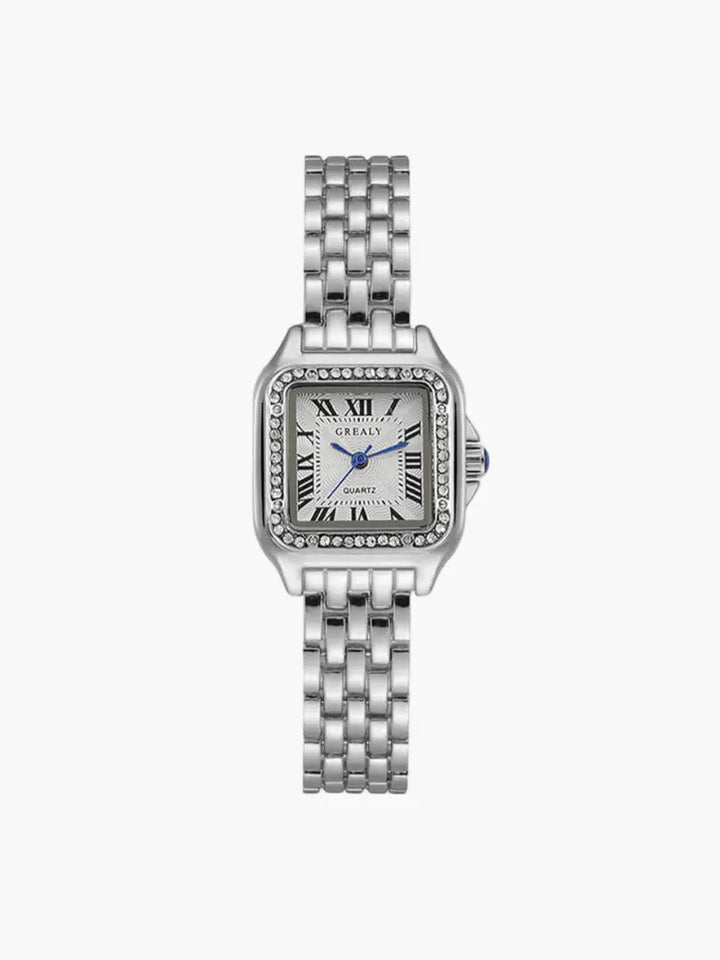 Premium-Quadrat-Quarzuhr mit elegantem Design Für Frauen Mivona