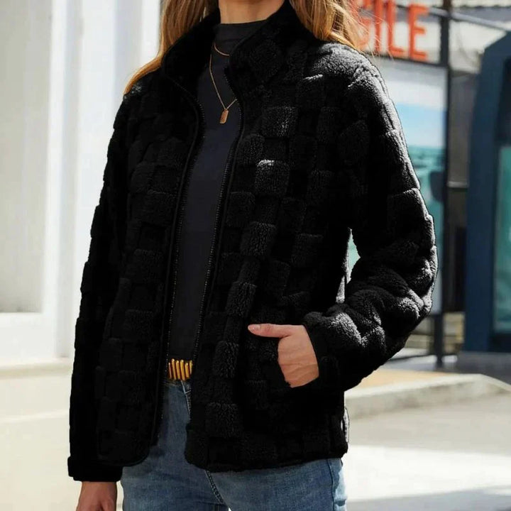 Superweiche Kurze Fleecejacke Für Gemütlichen Winterstil Für Frauen Mivona