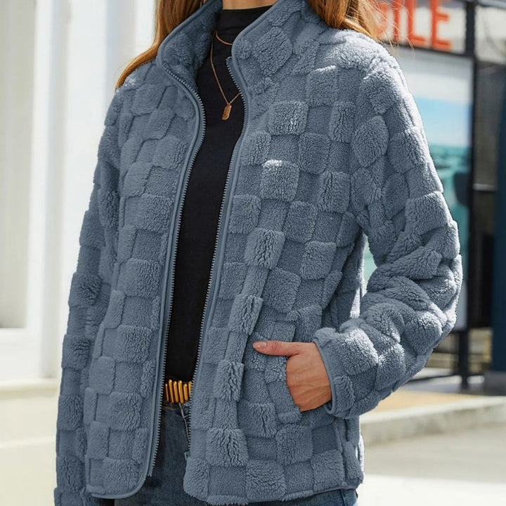 Superweiche Kurze Fleecejacke Für Gemütlichen Winterstil Für Frauen Mivona