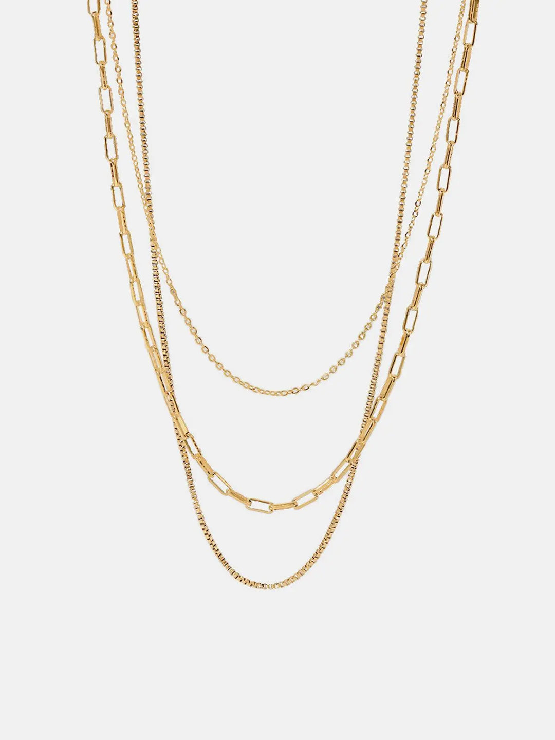 Elegante mehrschichtige Kette mit Pariser Charme für Damen Mivona