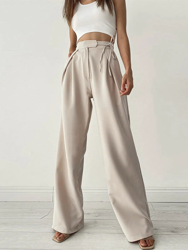 Elegante Palazzo Hose mit fließender Silhouette für Frauen Mivona