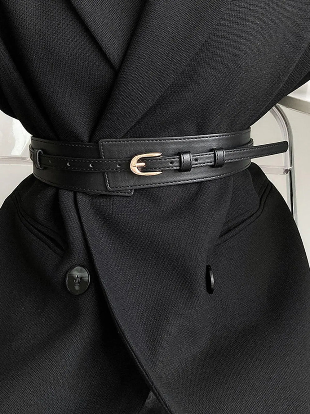 Stilvoller Gürtel aus hochwertigem Polyurethanleder Für Damen Mivona