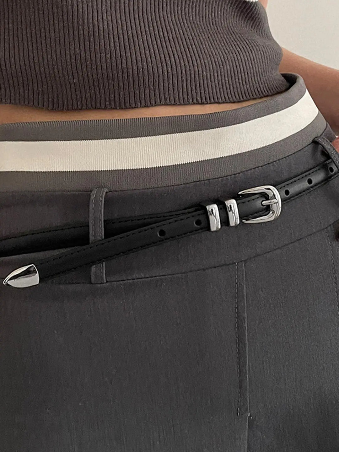 Eleganter Volina Ledergürtel Für Frauen Mivona
