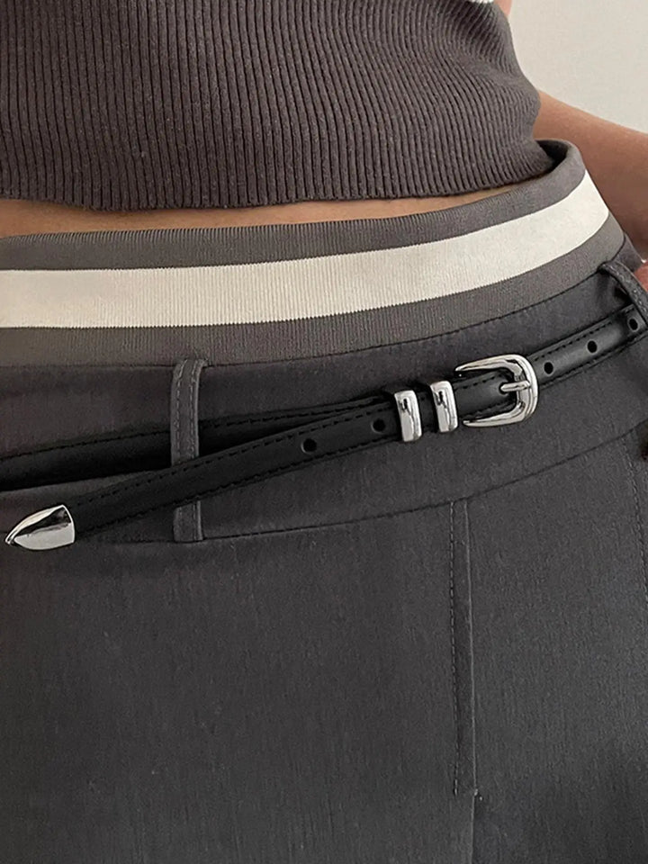 Eleganter Volina Ledergürtel Für Frauen Mivona