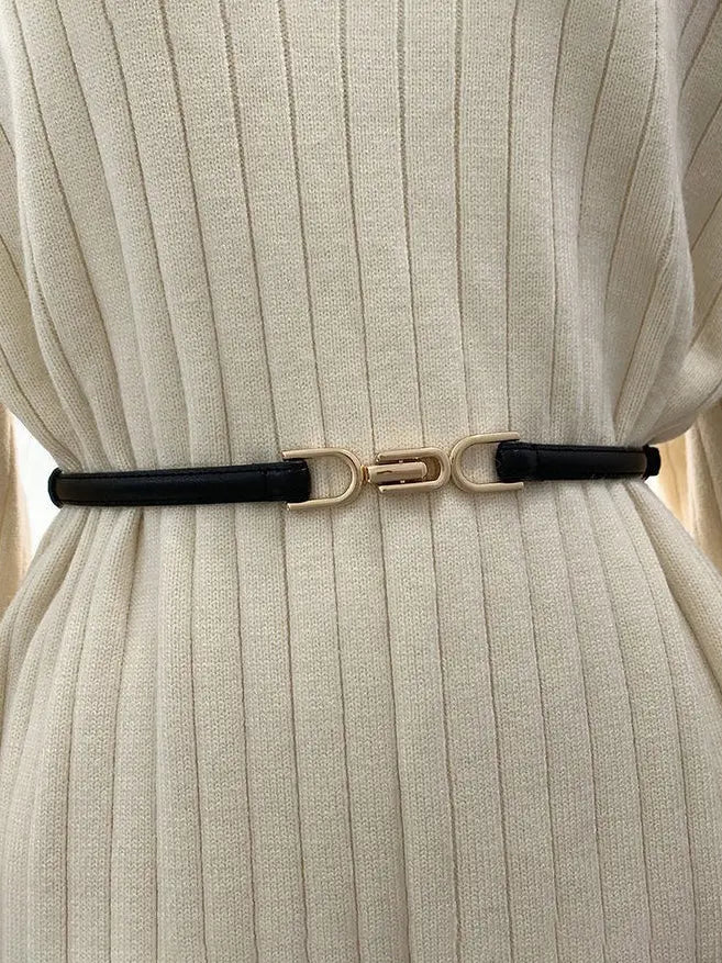 Ledergürtel mit Regulärer Passform und 98 cm Länge Für Frauen Mivona