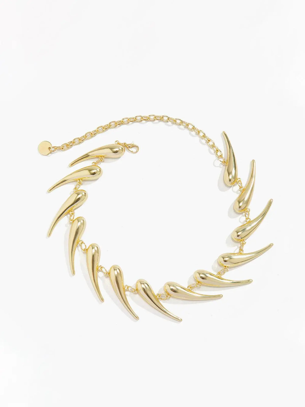 Geometrische Wassertropfen Kette für Damen Mivona