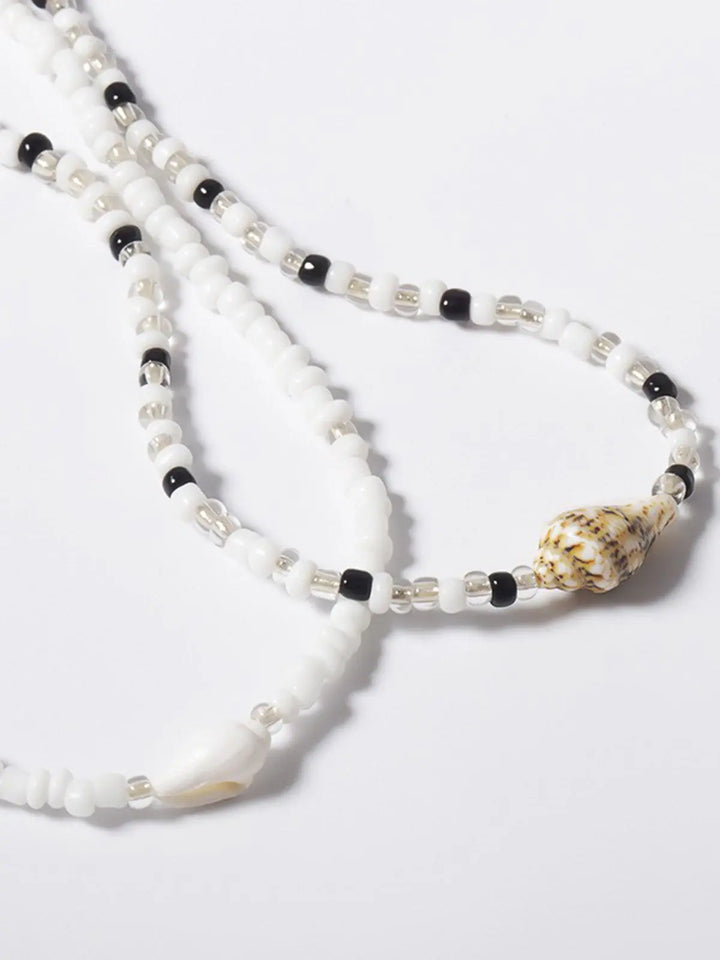 Strand Vibe-Shell Kette mit natürlichem Charme für Damen Mivona