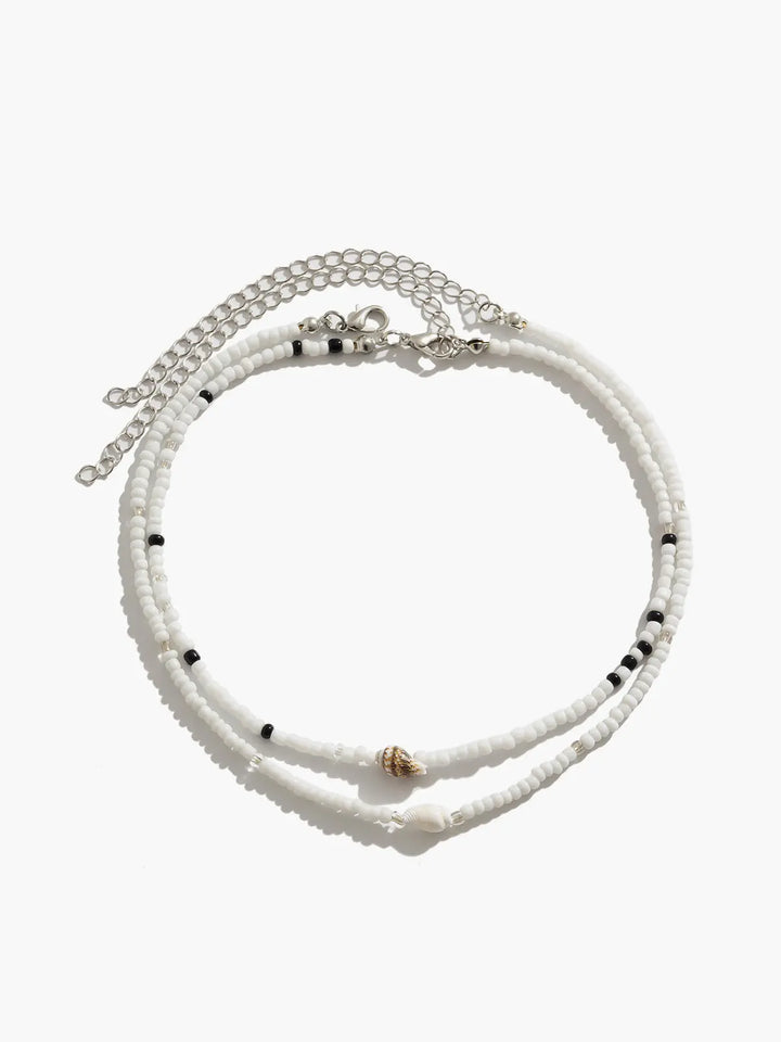 Strand Vibe-Shell Kette mit natürlichem Charme für Damen Mivona