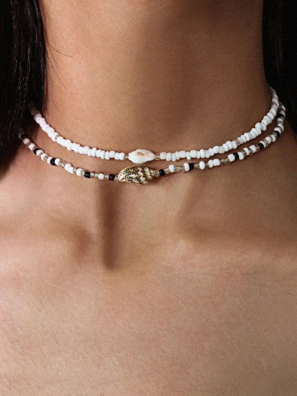Strand Vibe-Shell Kette mit natürlichem Charme für Damen Mivona