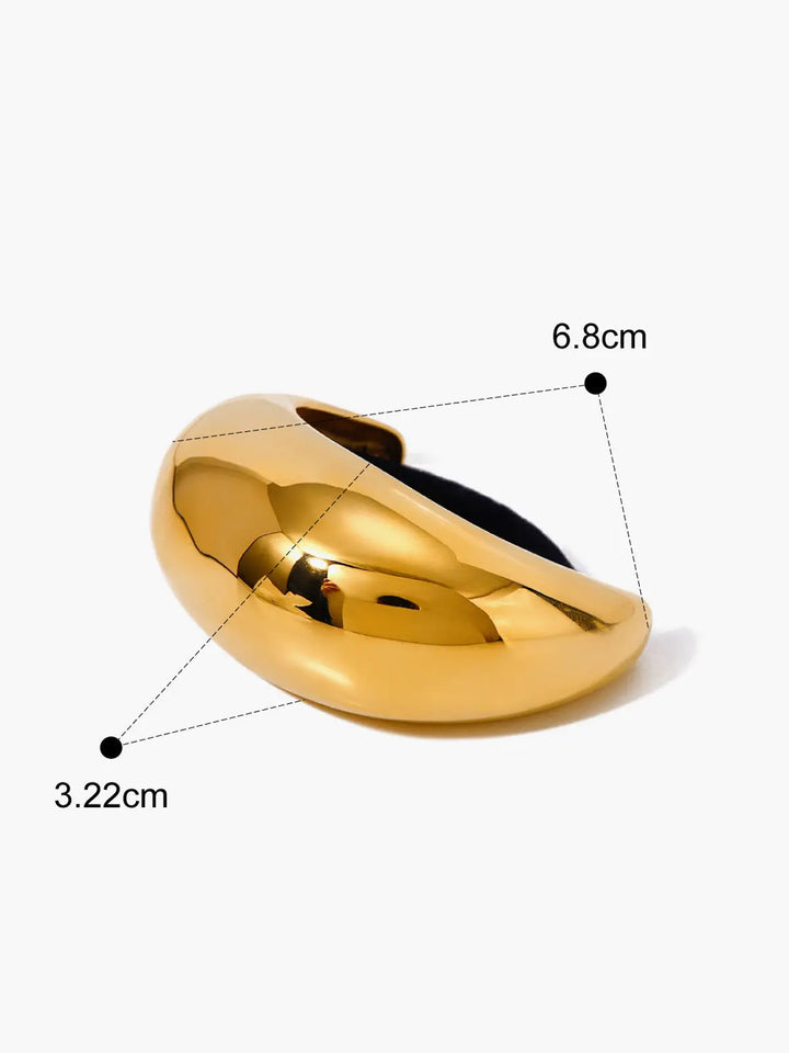 Goldenes Pony-Haarband mit elegantem Design Für Frauen Mivona