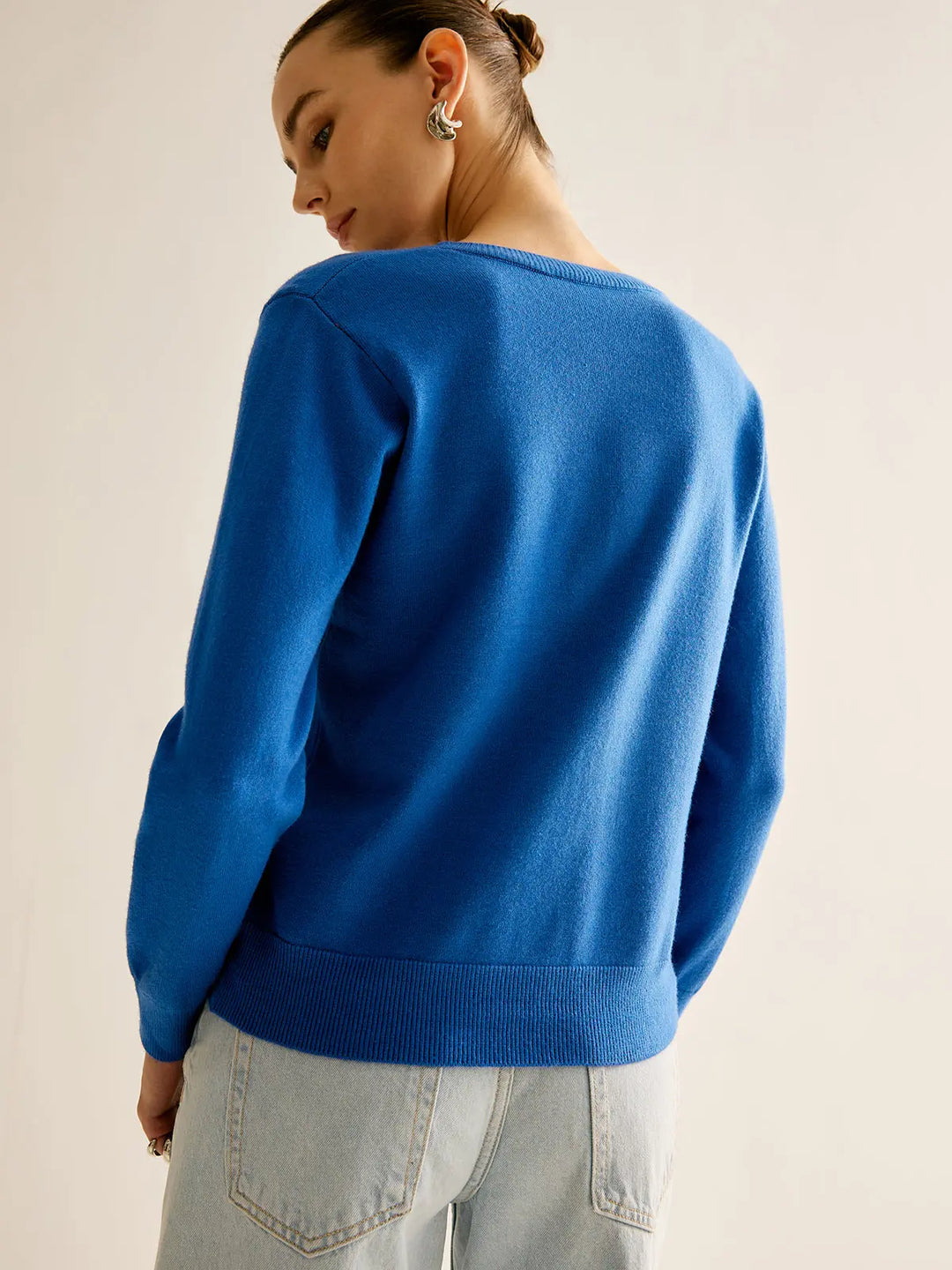 Klassischer Strick Cardigan mit subtiler Eleganz für Damen Mivona