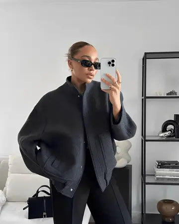 Vielseitige Alltagsjacke mit Seitentaschen für Frauen Mivona