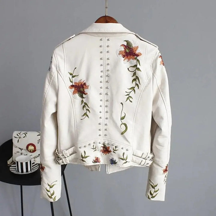 Stilvolle Jacke mit Blumenmuster Für Frauen Mivona