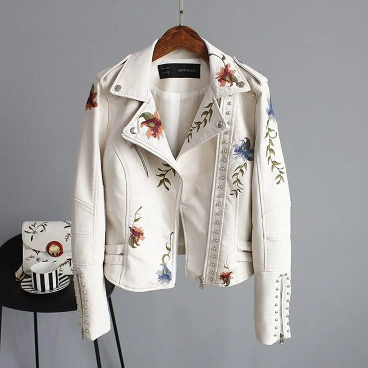 Stilvolle Jacke mit Blumenmuster Für Frauen Mivona