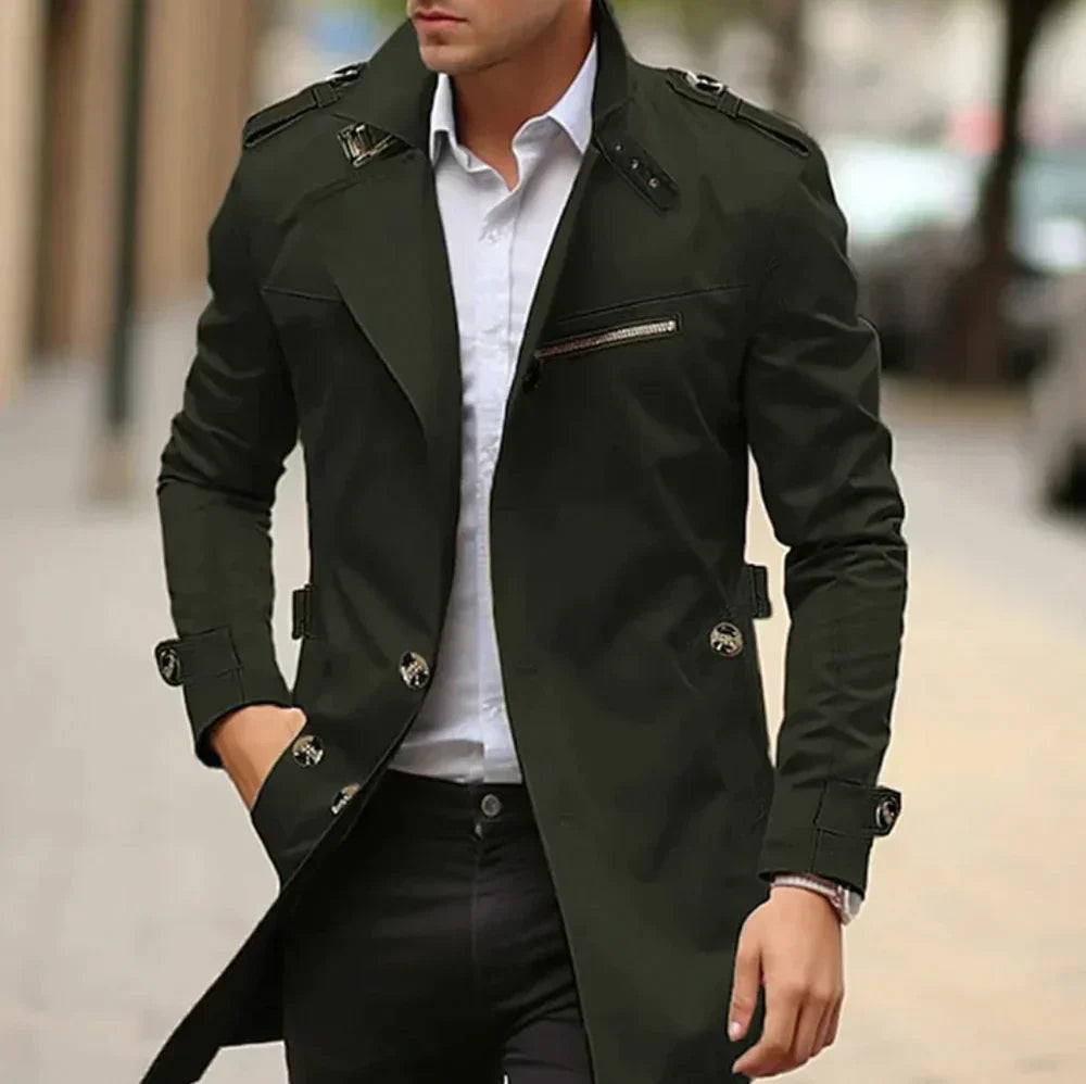 Eleganter Trenchcoat für Herren Mivona