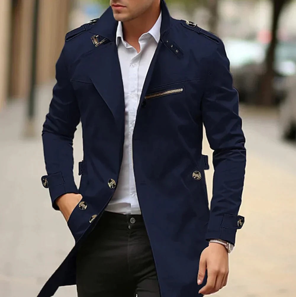 Eleganter Trenchcoat für Herren Mivona