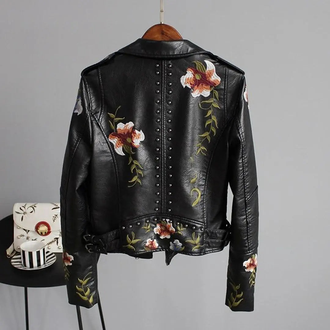Stilvolle Jacke mit Blumenmuster Für Frauen Mivona