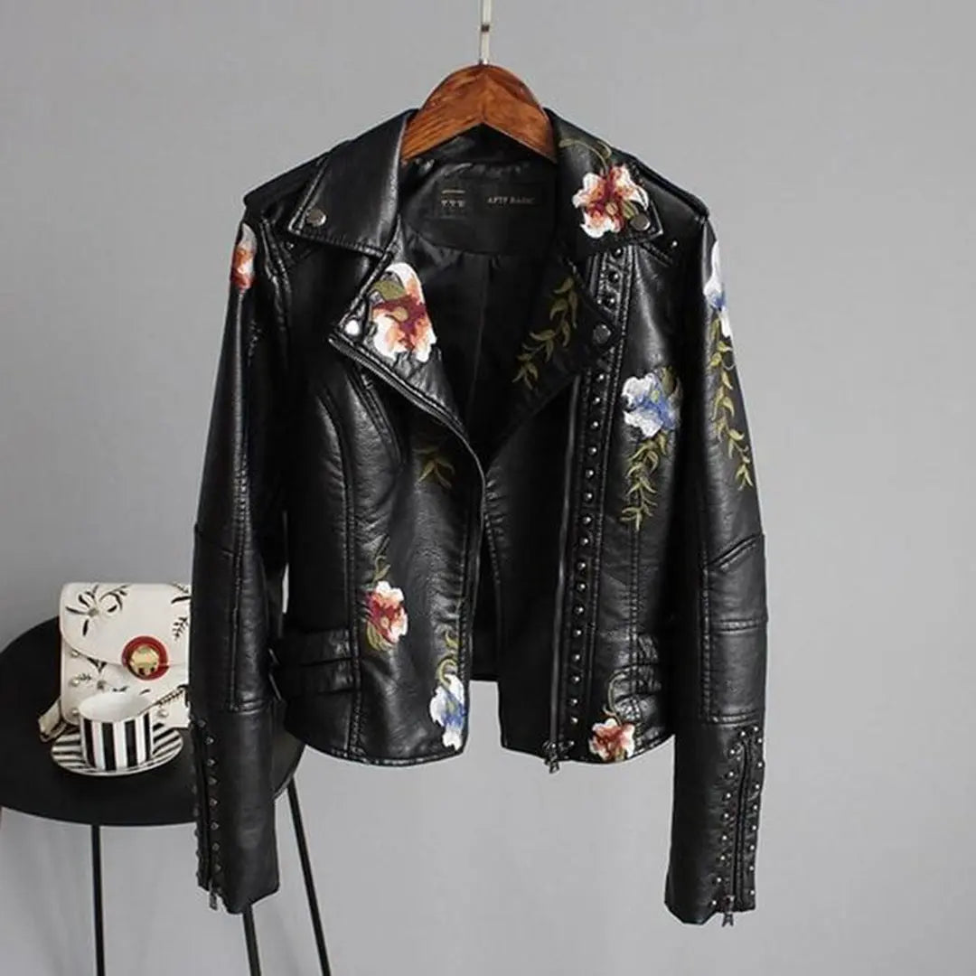 Stilvolle Jacke mit Blumenmuster Für Frauen Mivona
