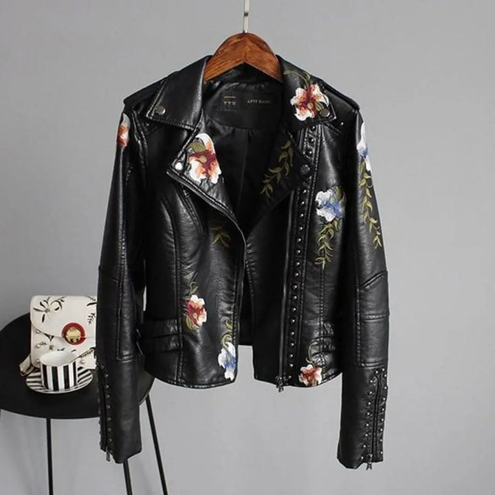 Stilvolle Jacke mit Blumenmuster Für Frauen Mivona