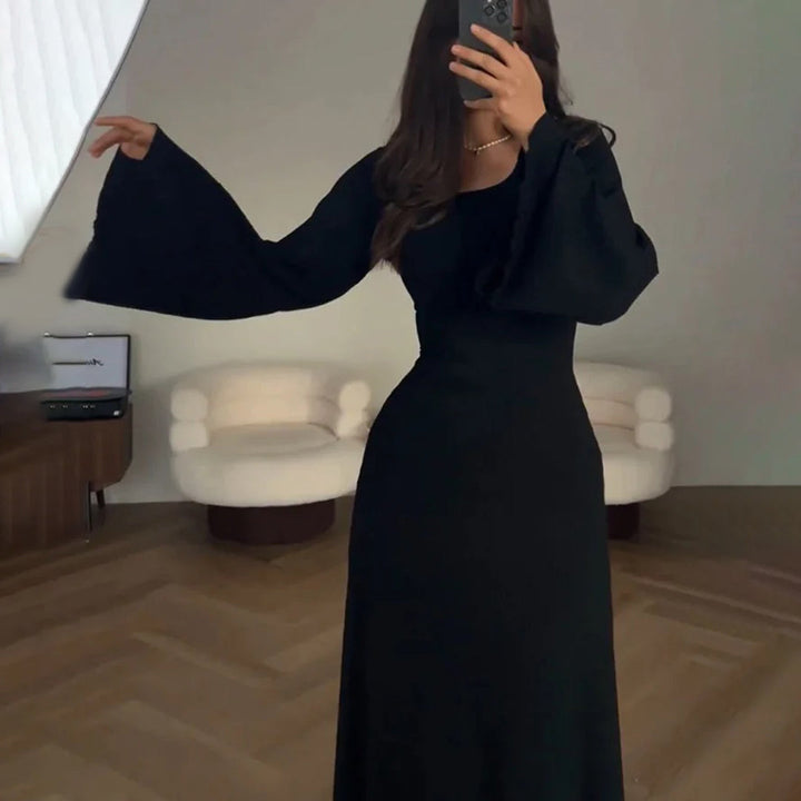 Elegantes Maxikleid aus Strick Für Frauen Mivona