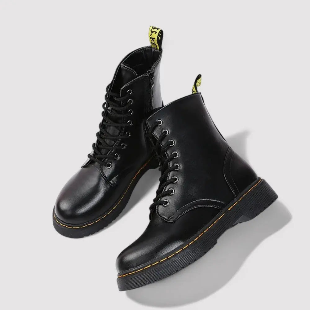 Stilvolle Schnürstiefel mit Plateau Für Frauen Mivona