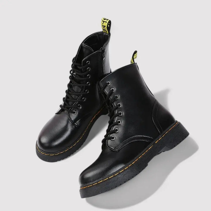 Stilvolle Schnürstiefel mit Plateau Für Frauen Mivona
