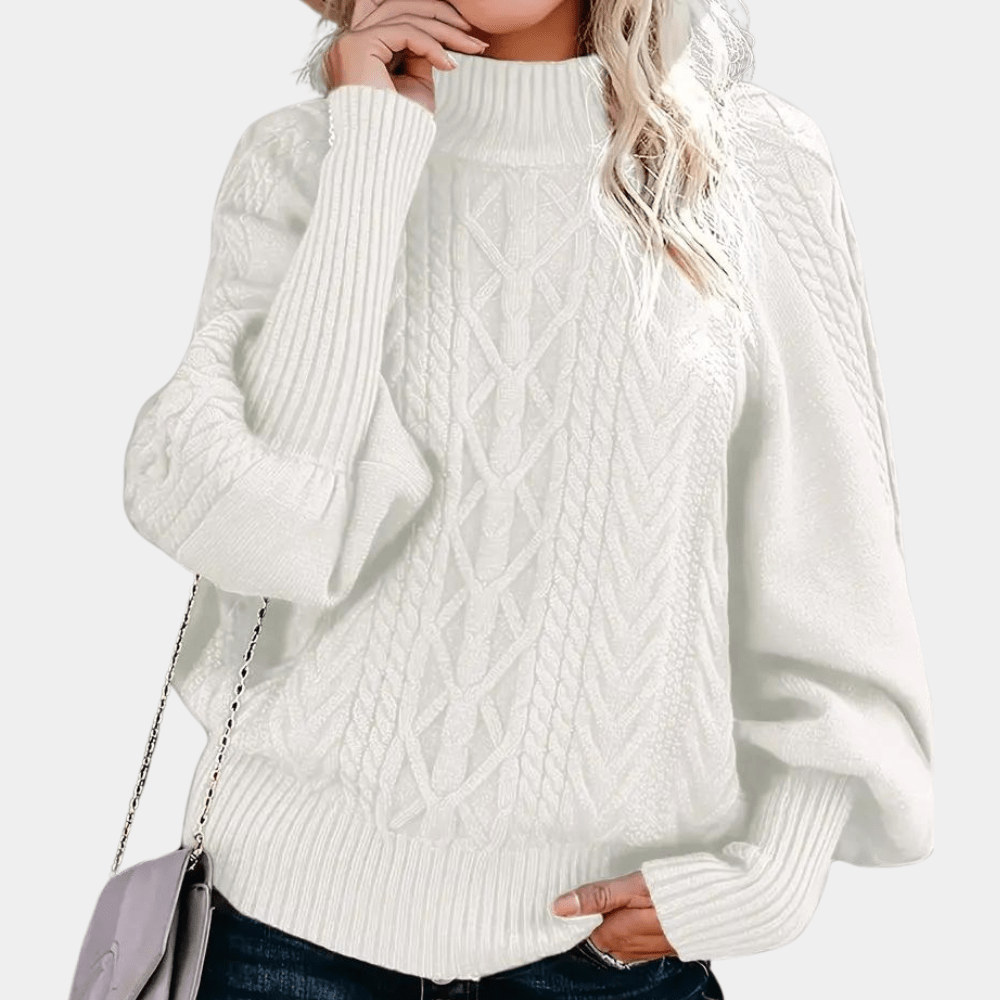 Stilvoller Strick-Damenpullover mit modernem Design Für Frauen Mivona