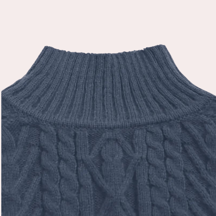 Stilvoller Strick-Damenpullover mit modernem Design Für Frauen Mivona
