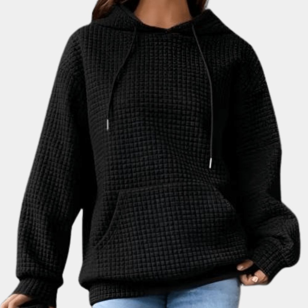 Lässiger Kapuzenpullover mit Kordelzug-Design Für Frauen Mivona