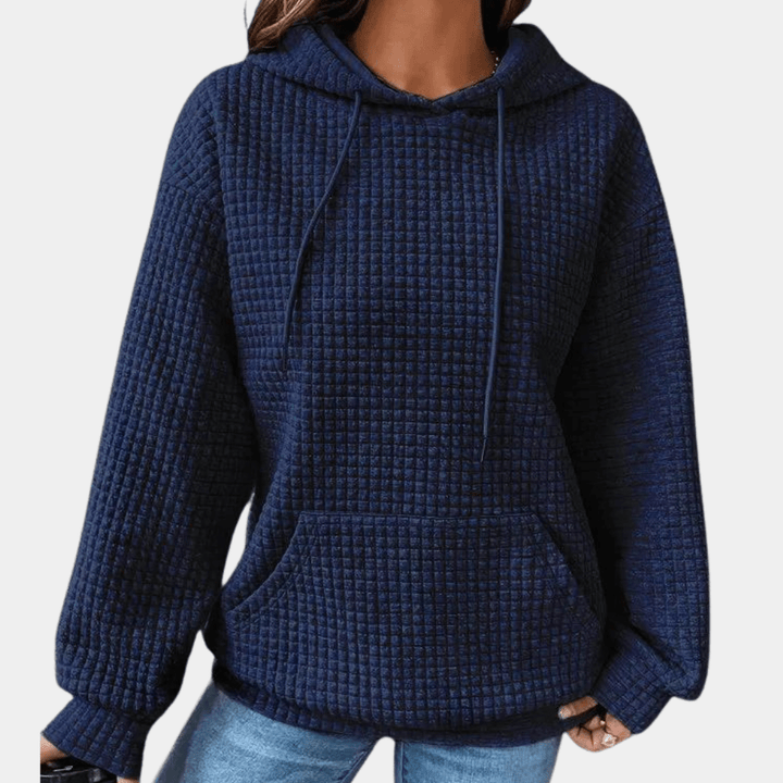 Lässiger Kapuzenpullover mit Kordelzug-Design Für Frauen Mivona