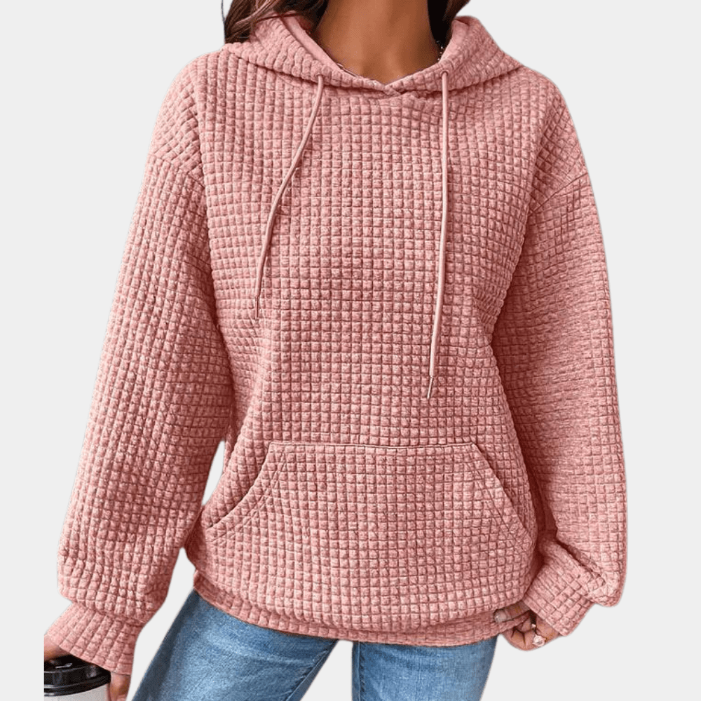 Lässiger Kapuzenpullover mit Kordelzug-Design Für Frauen Mivona