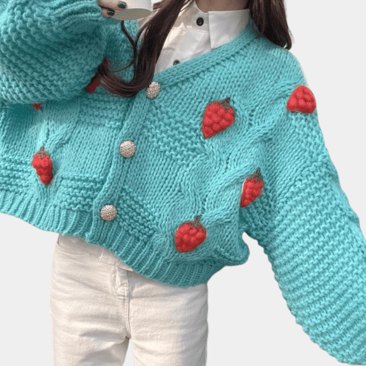Gestrickter Damenpullover mit gemütlicher Passform Für Frauen Mivona
