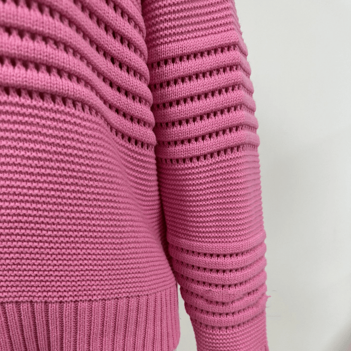 Bequemer Strickpullover mit lockerer Passform Für Frauen Mivona