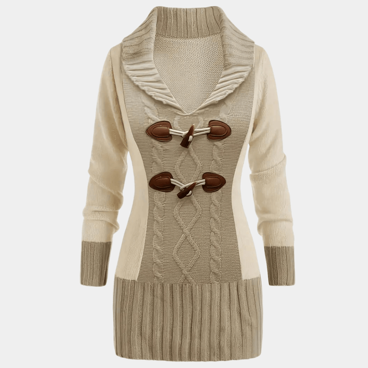 Eleganter Strickpullover mit zeitloser Passform Für Frauen Mivona