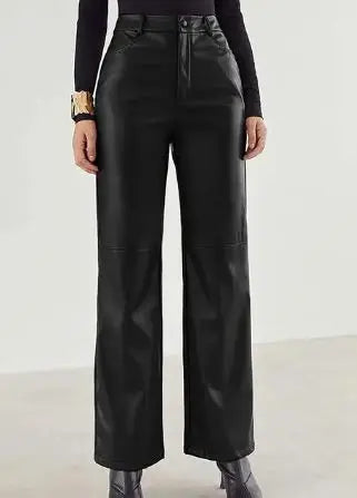 Elegante Lederhose mit modernem Flair für Frauen Mivona