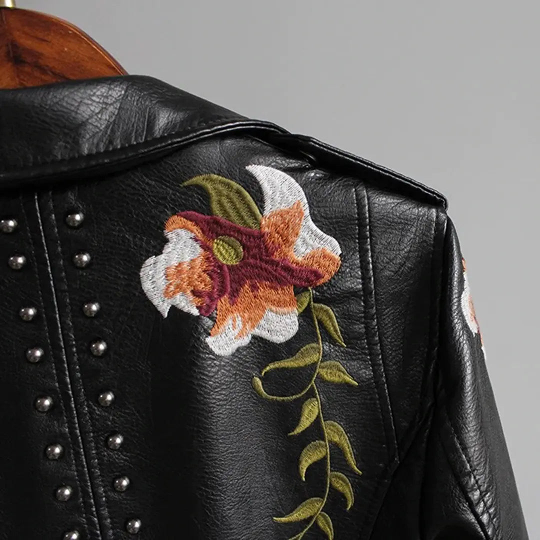 Stilvolle Jacke mit Blumenmuster Für Frauen Mivona