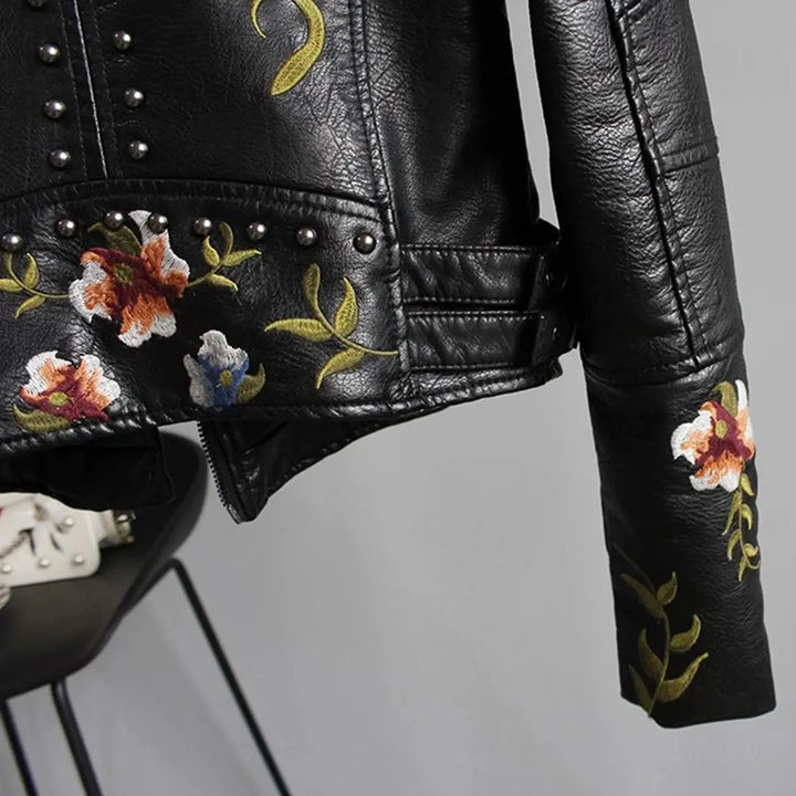 Stilvolle Jacke mit Blumenmuster Für Frauen Mivona